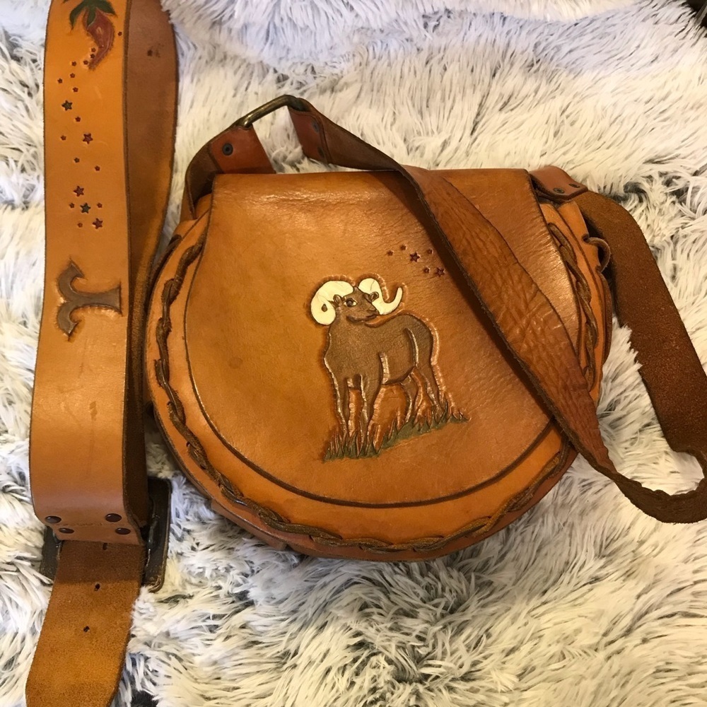 1972 Vintage Dodson Satchel W/Matching Belt